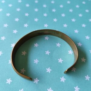 Sergio Lub Gold Tone Cuff Bracelet